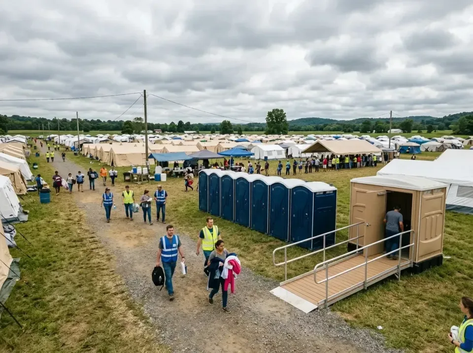 disaster-relief-camp-restrooms-010 — frequently asked questions, Dumpster & Portable Bathrooms Rental in West Lake Hills, TX